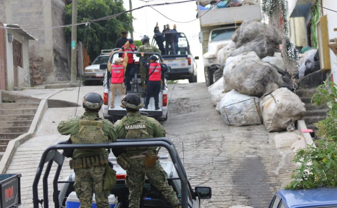 Operativos de seguridad en colonias de Tulpetlac, Edomex (29/08/2025). Foto: Especial
