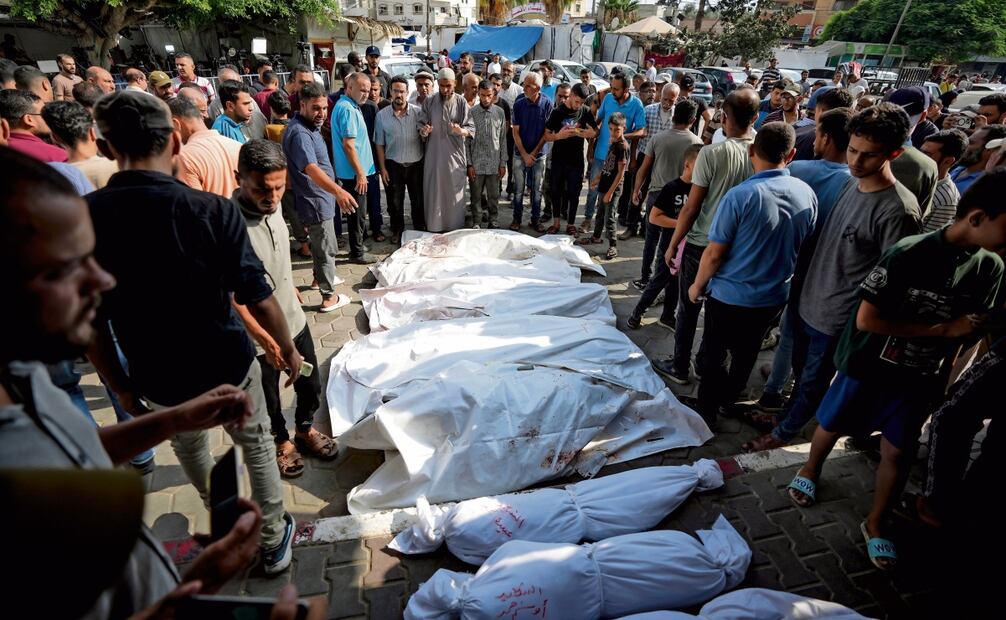 El Ministerio de Salud del gobierno de Hamás en la Franja de Gaza anunció este sábado que 38.919 personas han muerto. Foto: Abdel Kareem Hana | AP