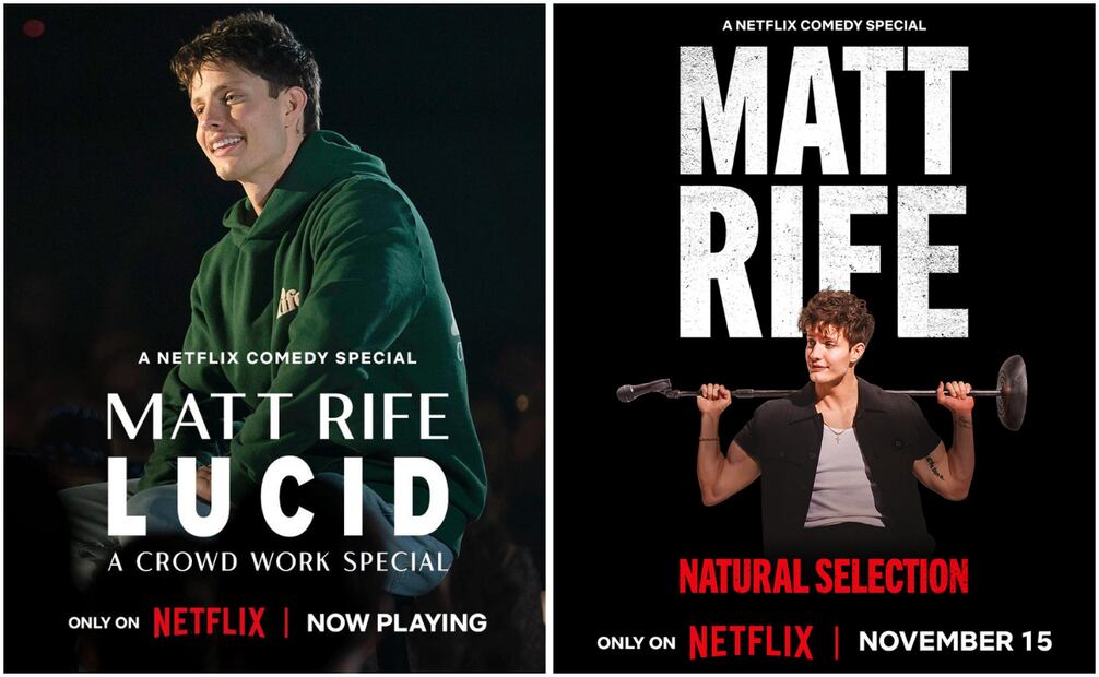 Rife ha protagonizado dos especiales de comedia en Netflix. Foto: IMDb
