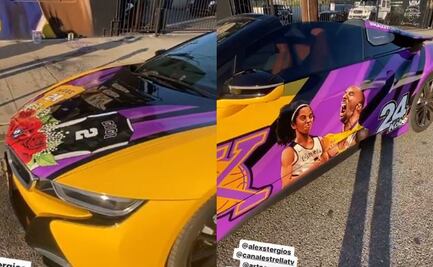 El lujoso auto en renta en homenaje a Kobe Bryant