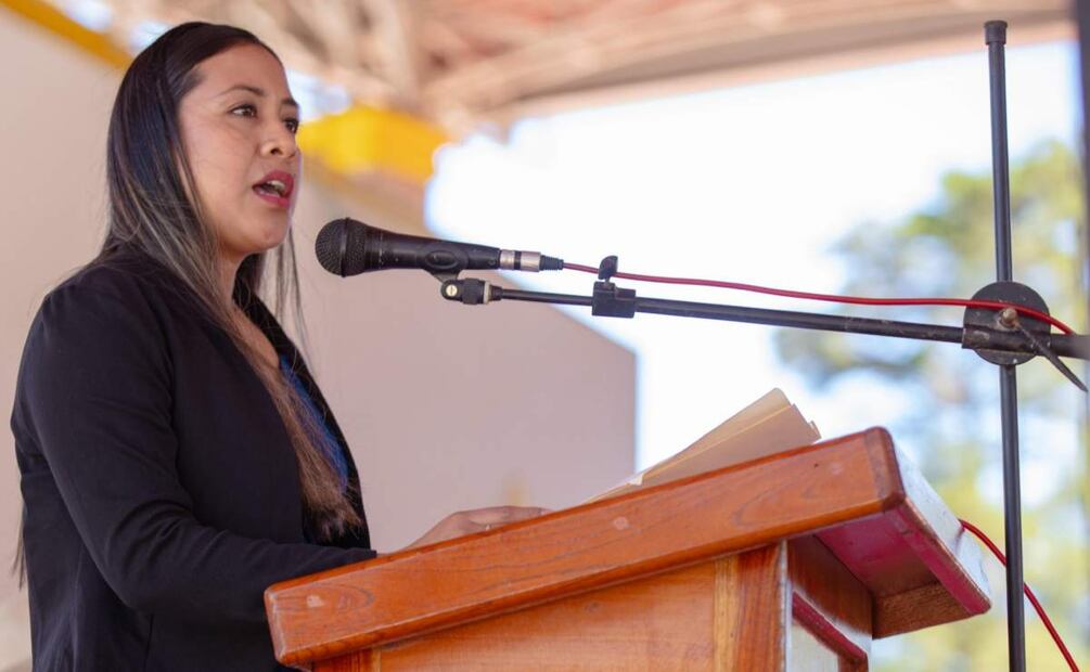 Aylin Velázquez Zunun llega al cargo tras una semana de la detención del edil anterior de Bella Vista, Chiapas (06/02/2025). Foto: Especial