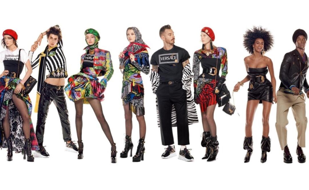 Imagen campaña publicitaria Versace otoño/invierno 2018 Foto: Cortesía Versace