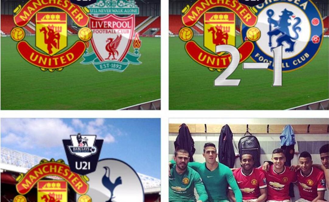 Valdés muestra fotos con sus compañeros.Tomada de: @1victorvaldes