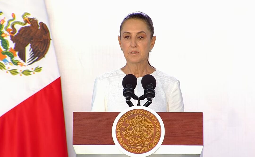 Presidenta Claudia Sheinbaum Pardo durante su conferencia de prensa desde Morelos (24/07/2026). Foto: captura de pantalla