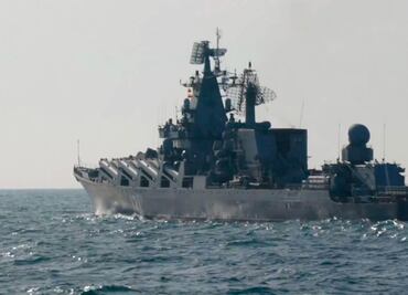 Se hunde el buque de guerra insignia de la flota rusa, anuncia ministerio de Defensa