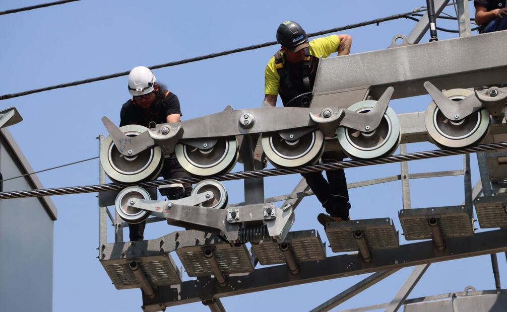 Las revisiones de Línea 1 del Cablebús incluían los componentes eléctricos, electromecánicos, estaciones, torres y subestaciones eléctricas. Foto: Especiales