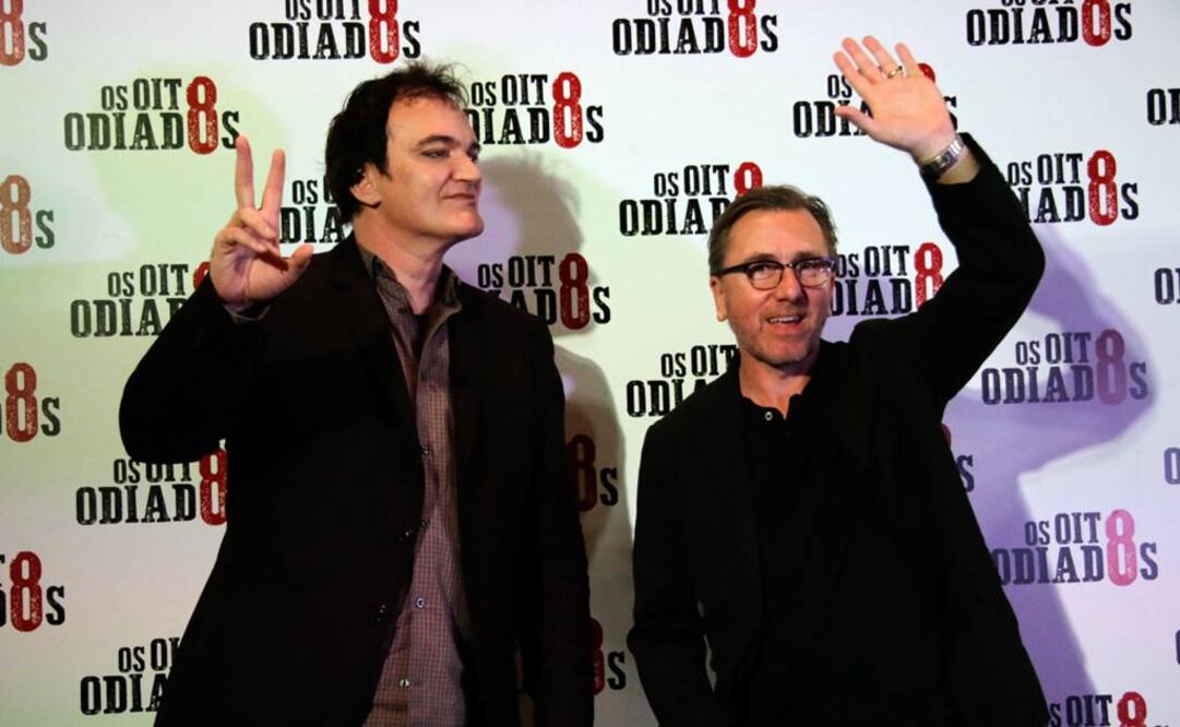 El director presentó "The Hateful Eight" en Sao Paulo junto al actor británico Tim Roth. (FOTO: EFE)