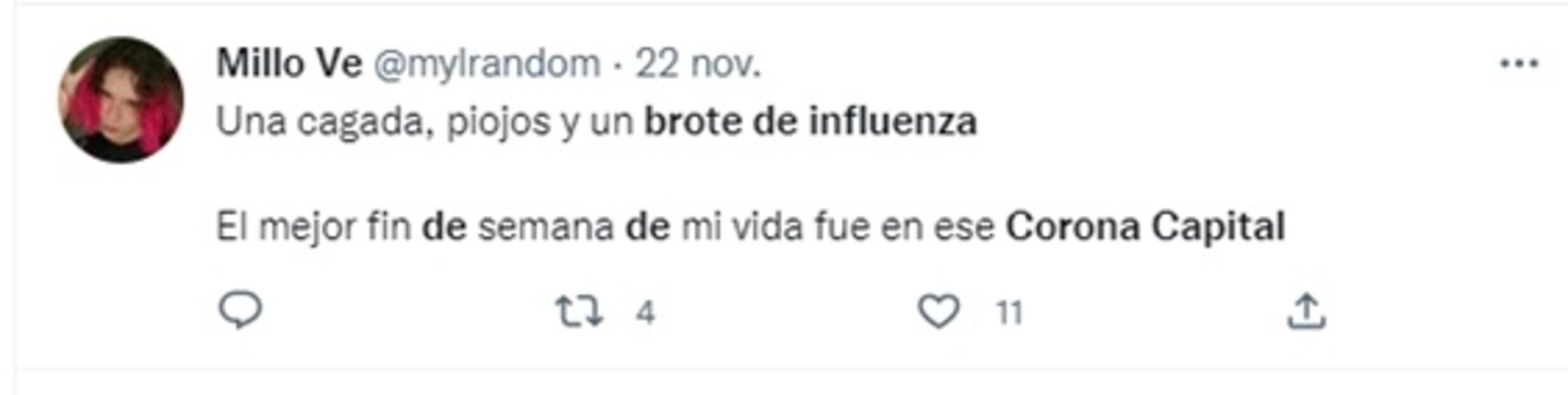 ¡Ahora la influenza! Denuncian brote tras Corona Capital