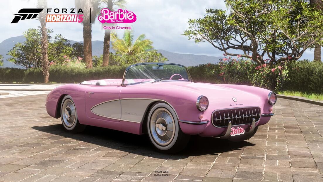 Corvette Barbie 1956