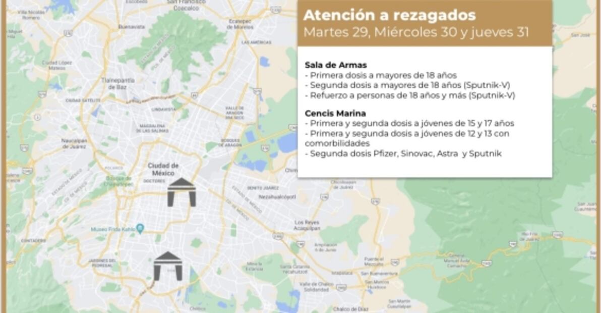 Vacunación para rezagados en CDMX: ¿Cuándo y dónde podrán completar esquema contra covid-19?