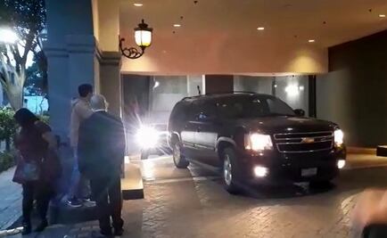 Pocos fans en el hotel para ver a The Weeknd