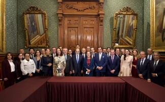 Sheinbaum se reúne con empresarios en Palacio Nacional; dan seguimiento al Plan México