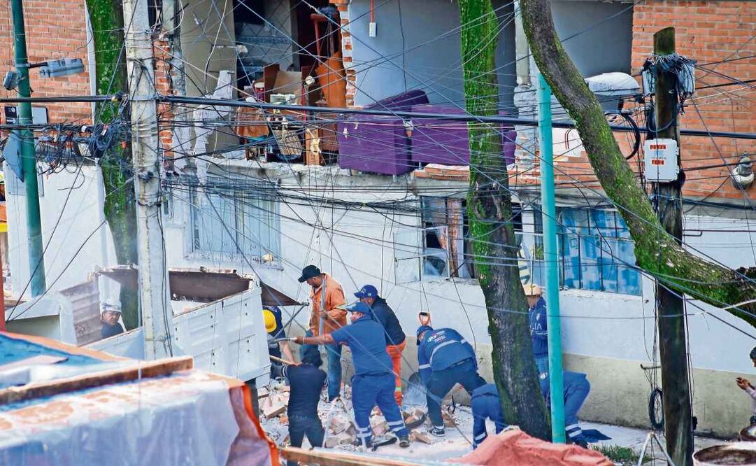Las 32 familias afectadas por la explosión deberán contar con un dictamen de inhabitabilidad. Foto: Archivo EL UNIVERSAL