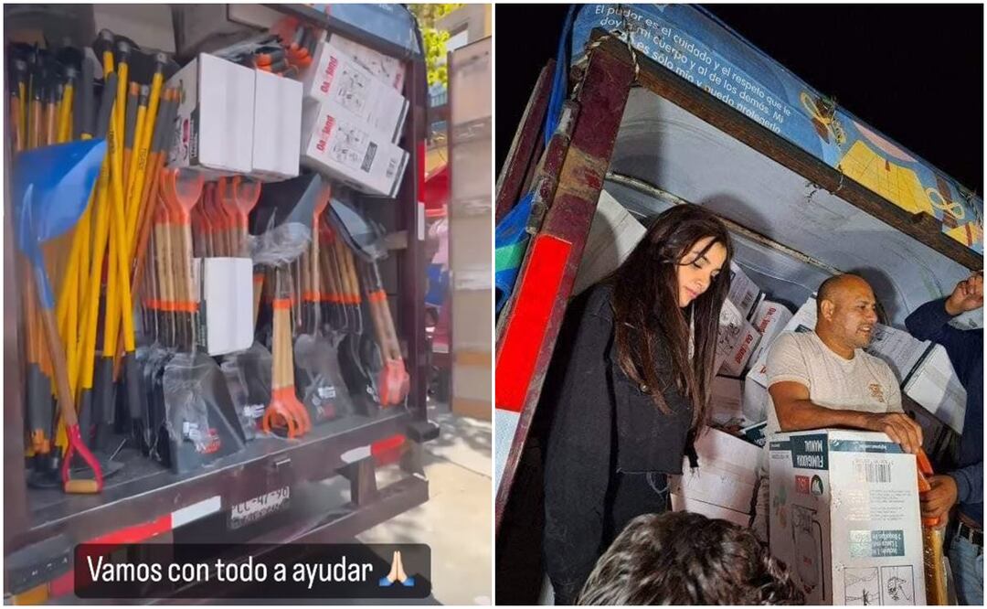 Karely Ruiz dona materiales y palas para combatir incendios en Valle de Orizaba, Veracruz
Foto: captura de pantalla