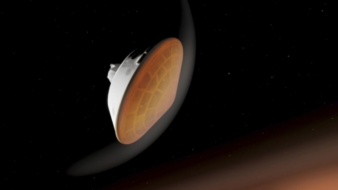 Los "siete minutos de terror" del aterrizaje de la NASA en Marte