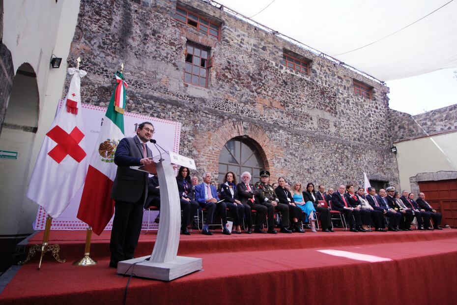 El secretario de Gobierno de la CDMX destacó la labor de la institución en la capital del país, pues señaló que ha estado presente en momentos importantes de la sociedad mexicana, como la pandemia de Covid-19 y los sismos de 1985 y 2017. (Foto: especial)