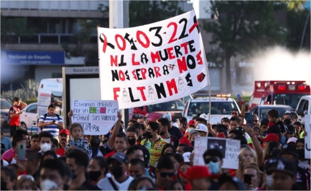 Querétaro - Atlas: Así se vivió la Marcha Por la Paz en Guadalajara
