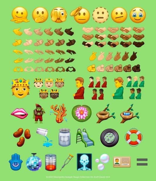 Los nuevos emojis que llegarán a nuestros dispositivos móviles