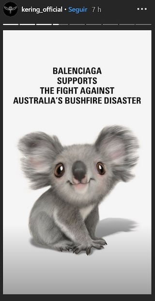 Grupo de moda dona 1 millón de dólares a incendios en Australia