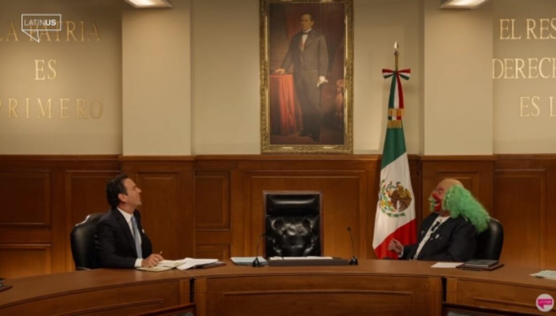 “Ministros” Brozo y Loret hablan del gobierno de “Javi Noble” de AMLO y dejan regalo en la Corte