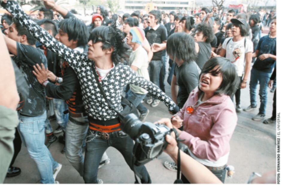 “Jóvenes vestidos de negro” tenían la orden de “atacar”: a 15 años de la pelea de emos vs. punks