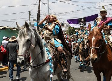 Riña entre comerciantes retrasó Viacrucis de Iztapalapa