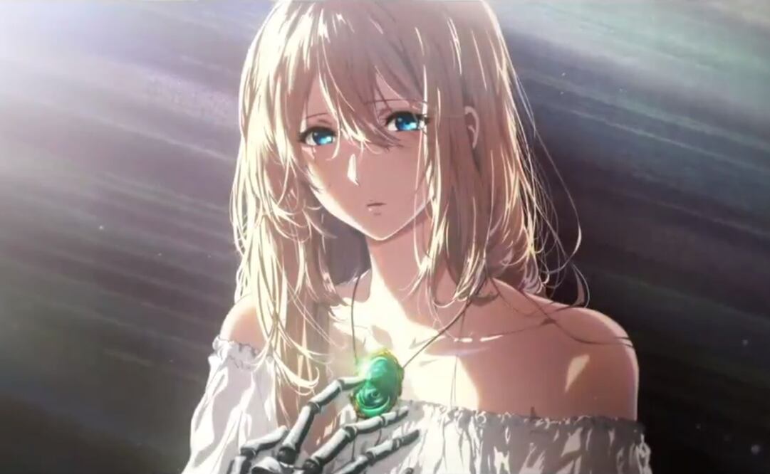 Captura de pantalla de la película de Violet Evergarden. Foto: Twitter / Violet_Letter