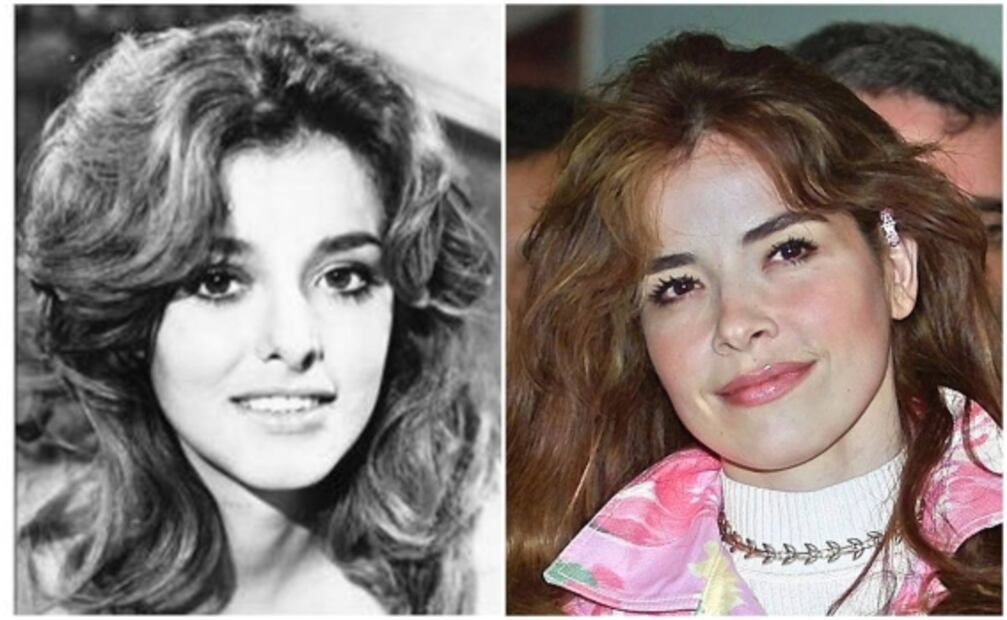 Comparan rostro de Gloria Trevi con el de Lucía Méndez 