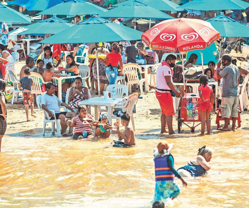 Las playas en Acapulco se reabrieron desde julio pasado. ARCHIVO EL UNIVERSAL