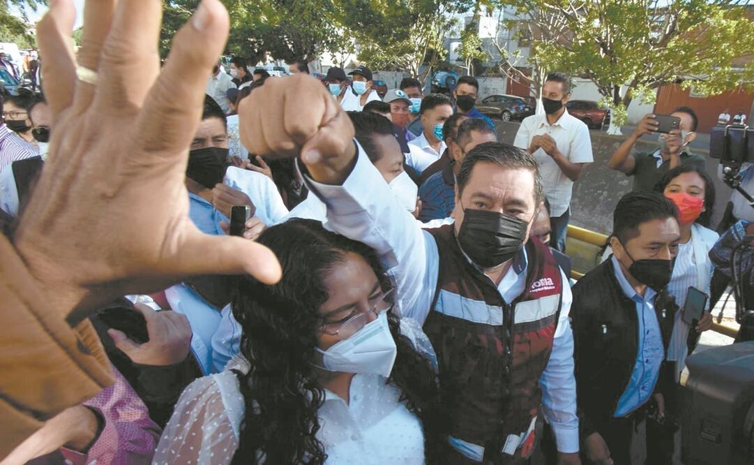 Félix Salgado resulta mejor evaluado en los rubros de honestidad y reconocimiento como buen candidato por encima de sus rivales. Foto: ARCHIVO EL UNIVERSAL