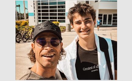 Sebastián Rulli celebra con emotivo mensaje los 15 años de su hijo Santiago, convertido en un basquetbolista