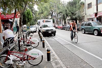 En el DF hay más cicloestaciones que ciclovías