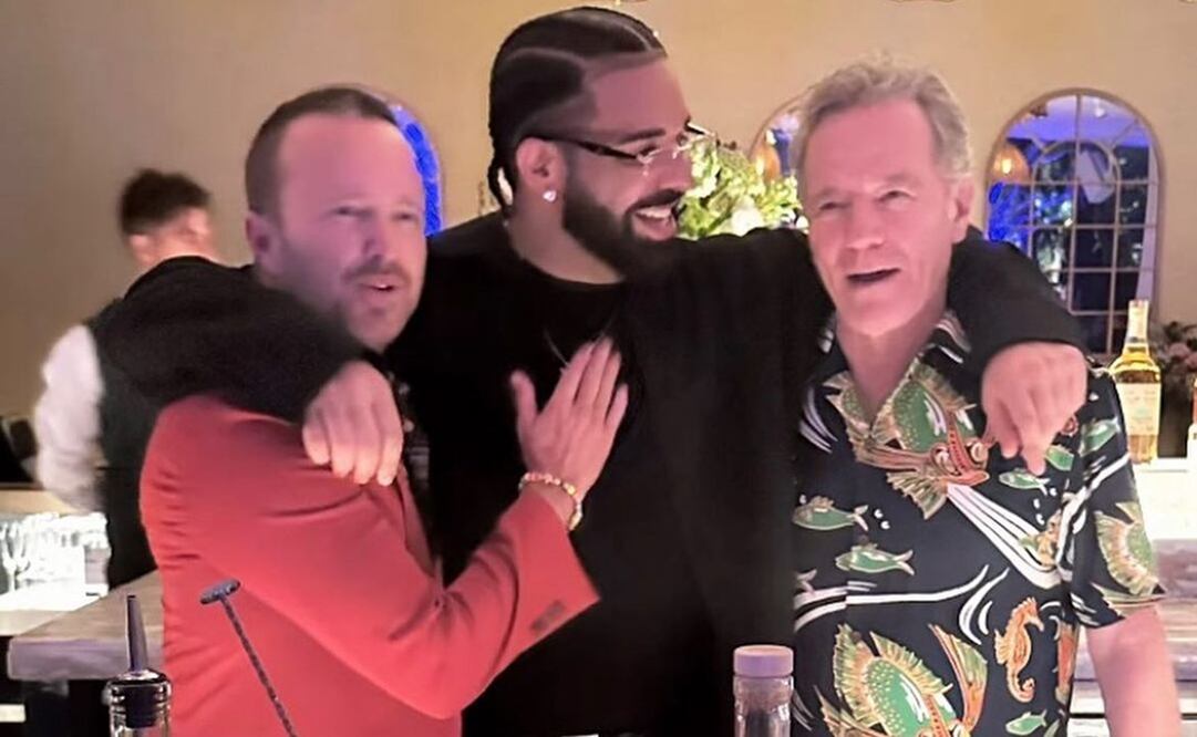 El rapero presumió varias imágenes junto a los actores de "Breaking Bad". Foto: Instagram