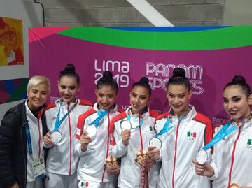 México gana medalla de plata en Gimnasia Rítmica