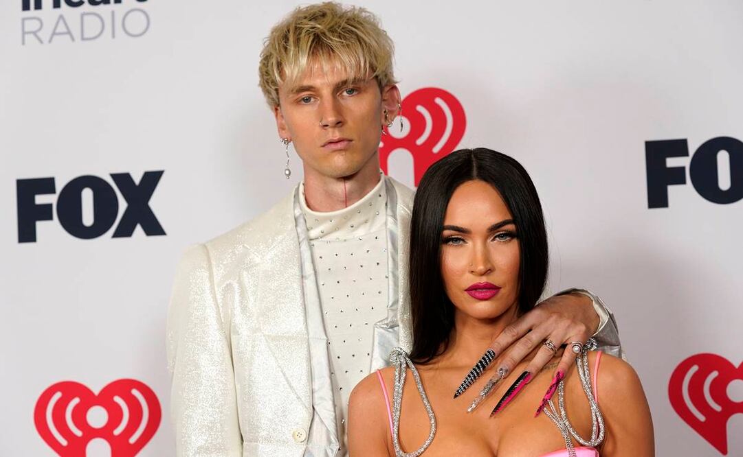 Machine Gun Kelly y Megan Fox. Foto: Archivo AP