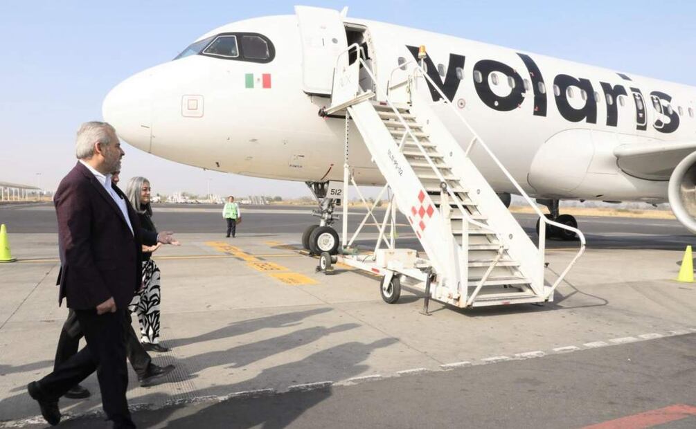 Michoacán tendrá 8 nuevas rutas con aerolínea Volaris (14/02/2025). Foto: Especial