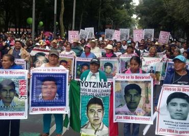 March in Mexico City marks anniversary of 43 students’ disappearance