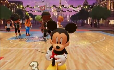 Partido de la NBA se juega con personajes de Disney; Mickey, Minnie y Goofy brillaron en la duela