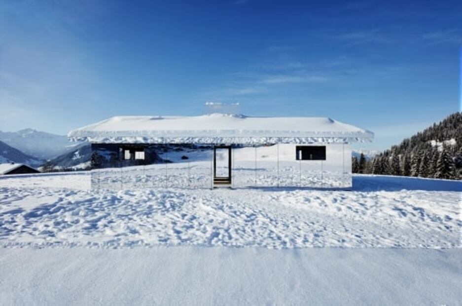 Conoce esta casa "invisible" en las montañas
