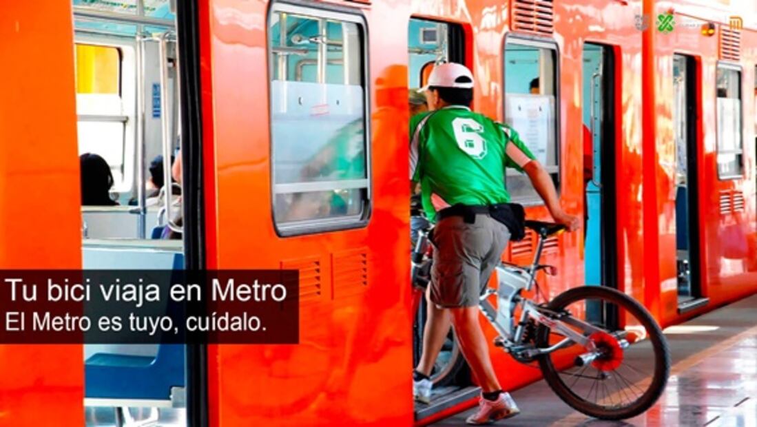 Por Paseo Nocturno, usuarios del Metro podrán acceder con bicicleta