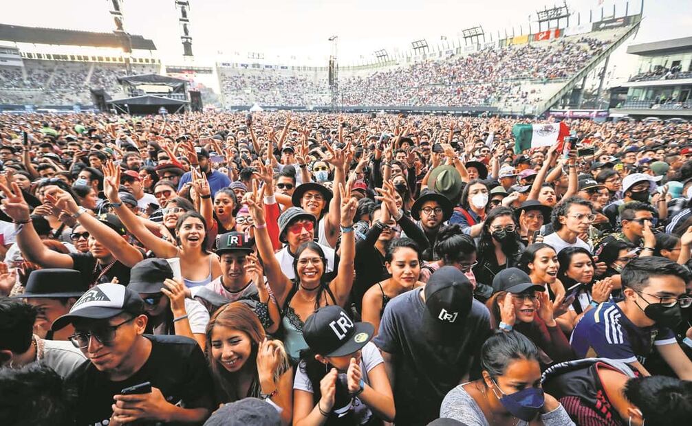 Concierto en el Foro Sol, CDMX. Foto: Archivo EL UNIVERSAL