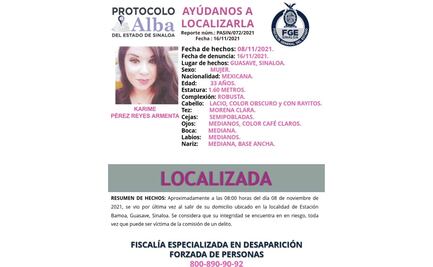 Aparece Karime, mujer desaparecida el mismo día que encontraron muerto a su expareja 
