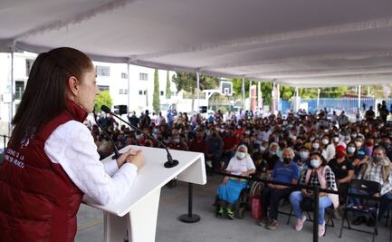 "Ayer lo vi y se me salieron las lágrimas", conmueve a Sheinbaum documental del AIFA