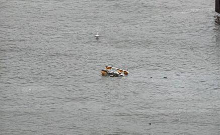 Helicóptero que se desplomó al río Hudson perdió las aspas en el aire antes de caer; cola también se desprendió de la aeronave