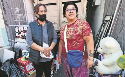 Rescatan mercancía en Iztapalapa