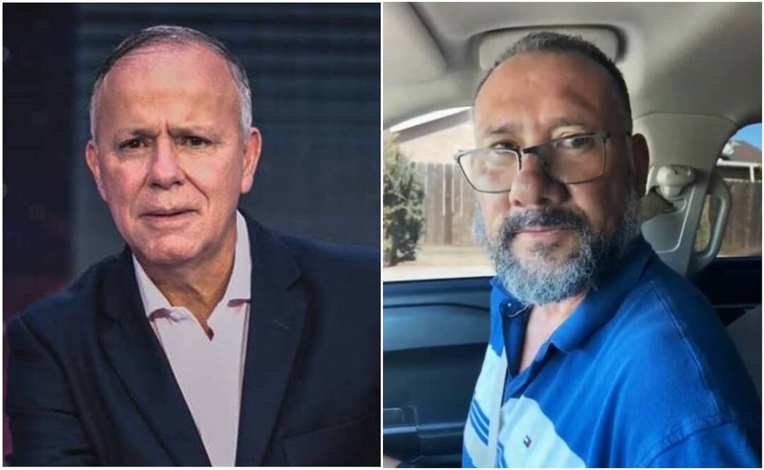 A la Izquierda Ciro Gómez Leyva y a la derecha "El Patrón" supuesto coordinador de su ataque. Foto: Especial