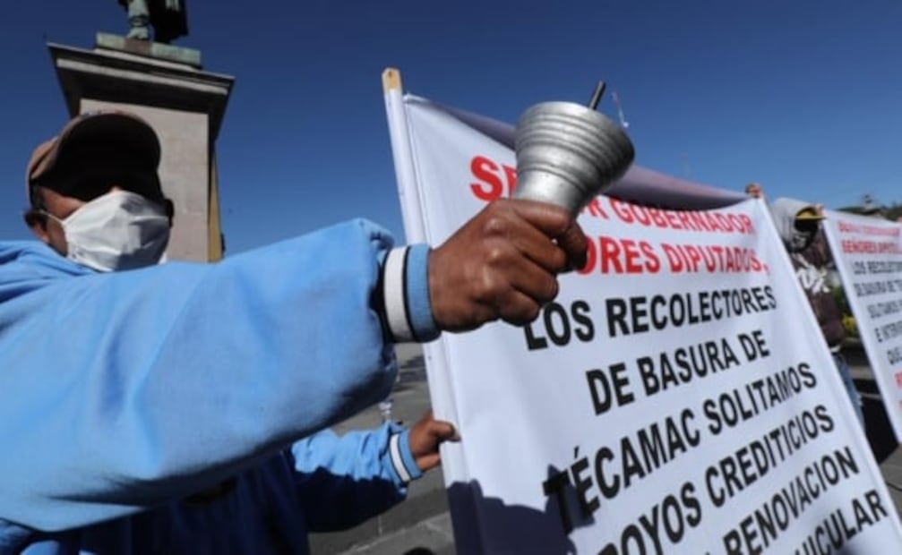 Recolectores de basura acusan a alcaldesa de Tecámac por discriminación 