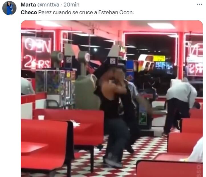 Los mejores memes del accidente de Checo Pérez en el GP de Qatar