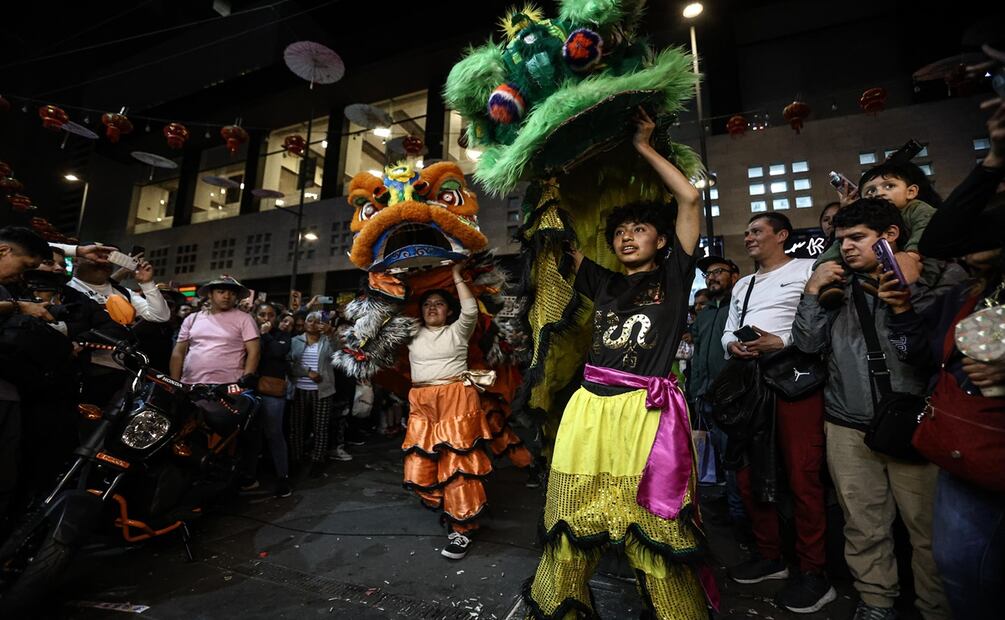 Año Nuevo Chino arranca con magia, música y un altercado; cientos de personas acudieron a la inauguración. Foto: Gabriel Pano