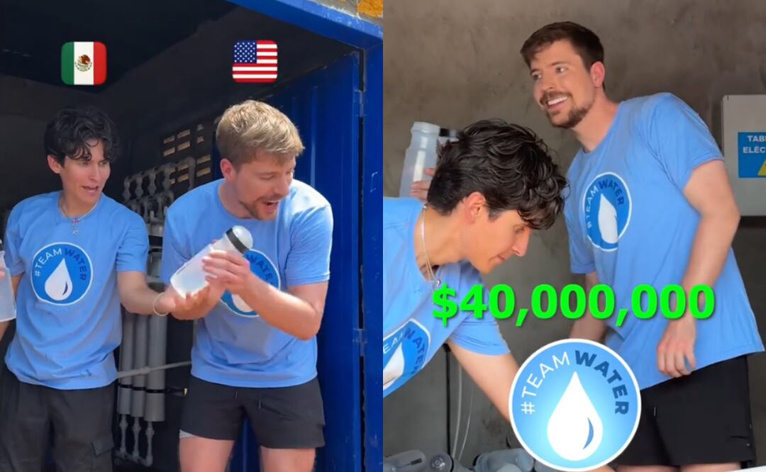 El creador de contenido mexicano, Alexis Omman, ha iniciado una colaboración con MrBeast para recaudar fondos para brindar agua potable a comunidades en México y el mundo. Foto: TikTok @alexisomman